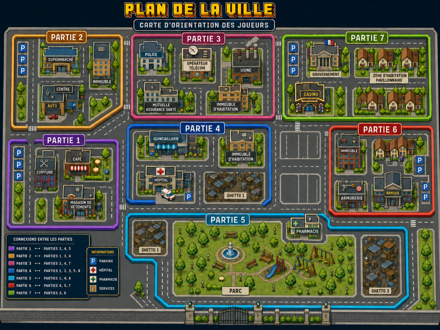Carte officielle de Dynastia RP